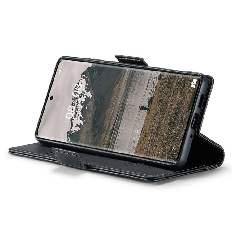 CASEME 023 Series For Realme 11 Pro 5G / 11 Pro+ 5G Case Litchi Texture Card Slots Phone Cover