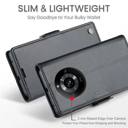 CASEME 023 Series For Realme 11 Pro 5G / 11 Pro+ 5G Case Litchi Texture Card Slots Phone Cover