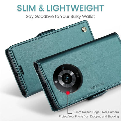 CASEME 023 Series For Realme 11 Pro 5G / 11 Pro+ 5G Case Litchi Texture Card Slots Phone Cover