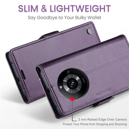 CASEME 023 Series For Realme 11 Pro 5G / 11 Pro+ 5G Case Litchi Texture Card Slots Phone Cover