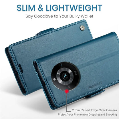 CASEME 023 Series For Realme 11 Pro 5G / 11 Pro+ 5G Case Litchi Texture Card Slots Phone Cover