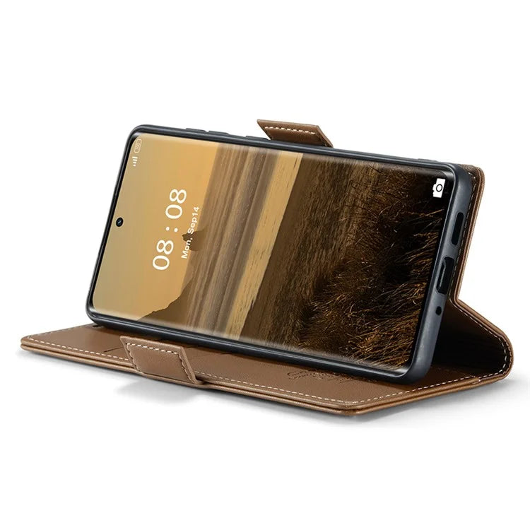 CASEME 023 Series For Realme 11 Pro 5G / 11 Pro+ 5G Case Litchi Texture Card Slots Phone Cover