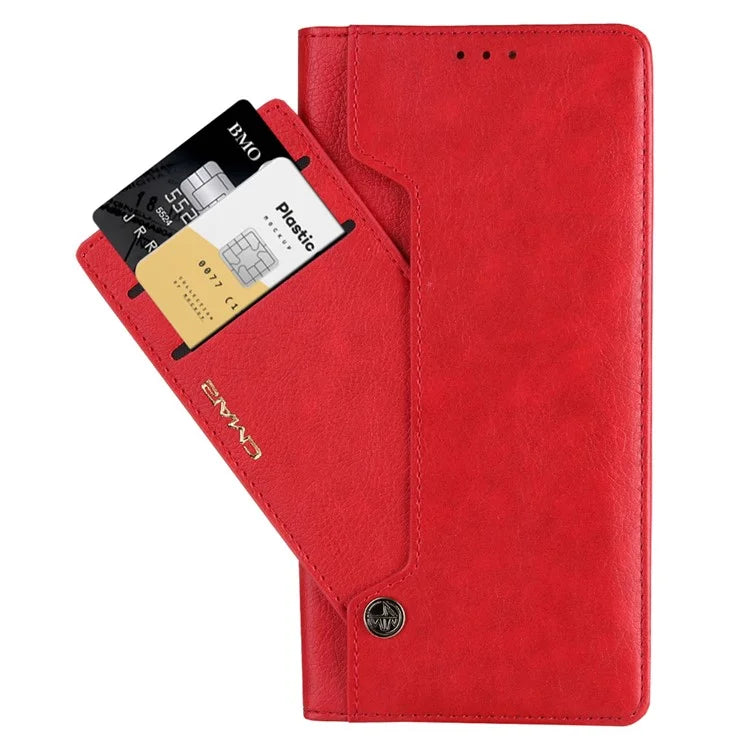 CMAI2 For Samsung Galaxy S22 Ultra 5G Case Drop-proof PU Leather Stand Phone Protector