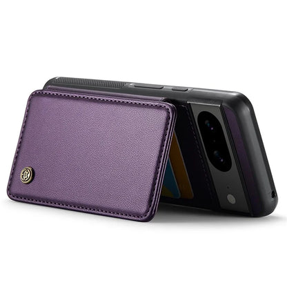 CASEME C22 Series for Google Pixel 8 Cell Phone Case Litchi Texture RFID Blocking Kickstand Cover
