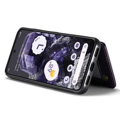 CASEME C22 Series for Google Pixel 8 Cell Phone Case Litchi Texture RFID Blocking Kickstand Cover
