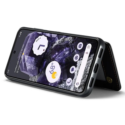 CASEME C22 Series for Google Pixel 8 Cell Phone Case Litchi Texture RFID Blocking Kickstand Cover
