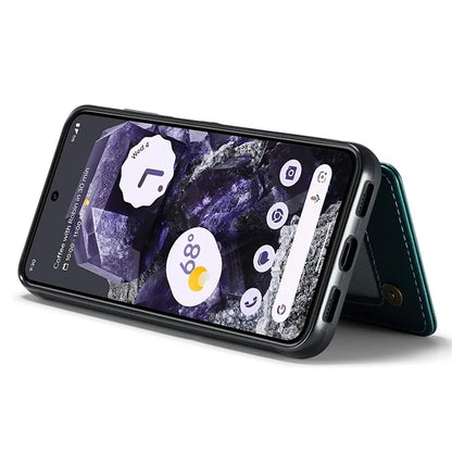 CASEME C22 Series for Google Pixel 8 Cell Phone Case Litchi Texture RFID Blocking Kickstand Cover