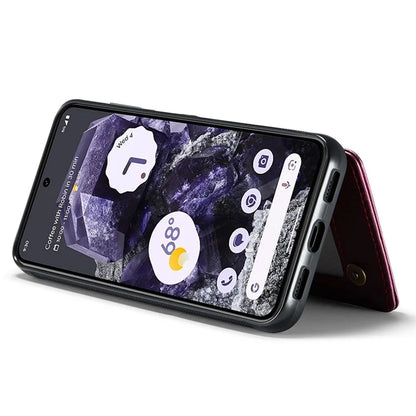 CASEME C22 Series for Google Pixel 8 Cell Phone Case Litchi Texture RFID Blocking Kickstand Cover