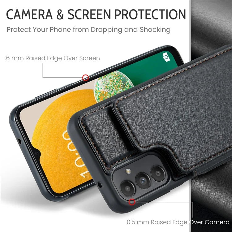 CASEME C22 Series for Samsung Galaxy A13 5G Case Kickstand Phone Cover 5 Card Slots