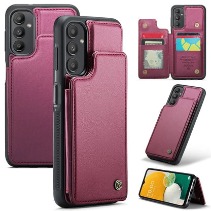 CASEME C22 Series for Samsung Galaxy A13 5G Case Kickstand Phone Cover 5 Card Slots