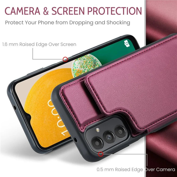 CASEME C22 Series for Samsung Galaxy A13 5G Case Kickstand Phone Cover 5 Card Slots