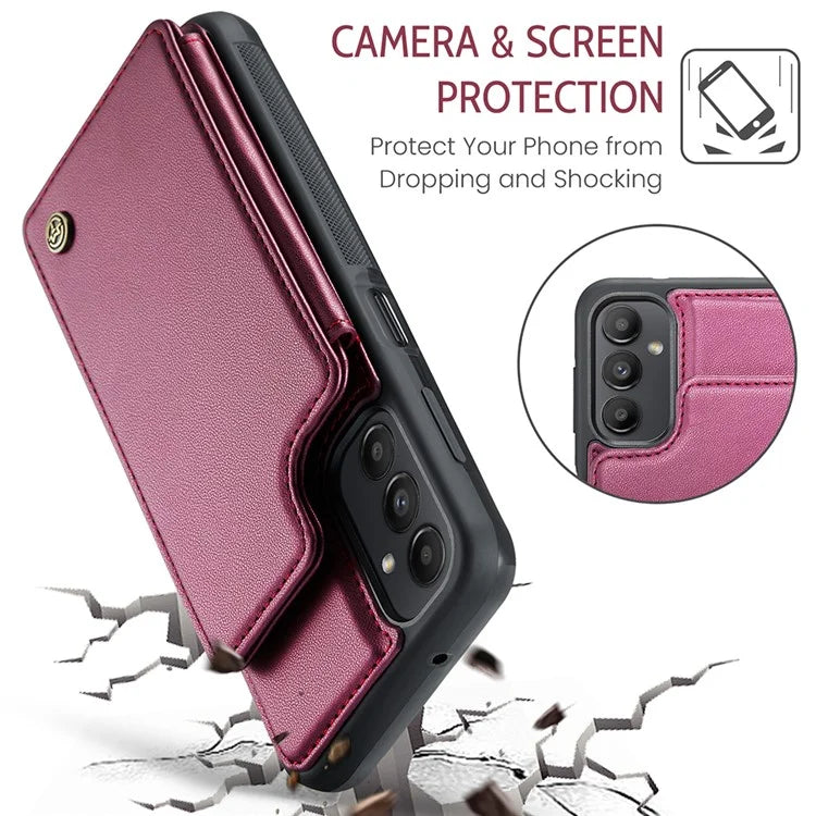 CASEME C22 Series for Samsung Galaxy A13 5G Case Kickstand Phone Cover 5 Card Slots