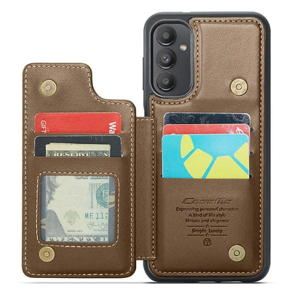 CASEME C22 Series for Samsung Galaxy A13 5G Case Kickstand Phone Cover 5 Card Slots