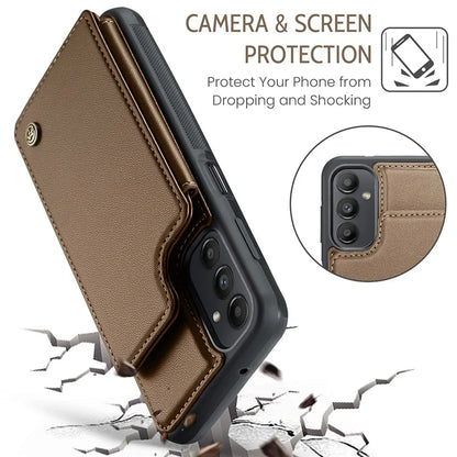 CASEME C22 Series for Samsung Galaxy A13 5G Case Kickstand Phone Cover 5 Card Slots