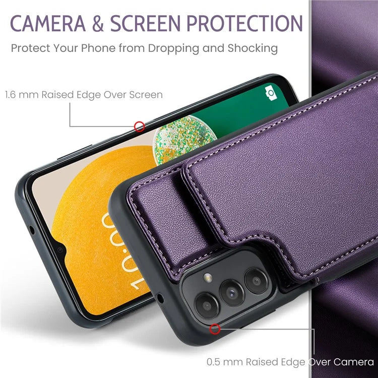 CASEME C22 Series for Samsung Galaxy A13 5G Case Kickstand Phone Cover 5 Card Slots