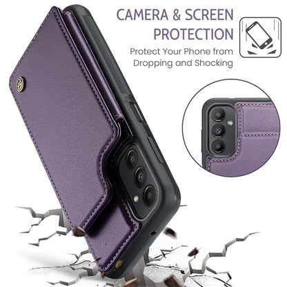 CASEME C22 Series for Samsung Galaxy A13 5G Case Kickstand Phone Cover 5 Card Slots