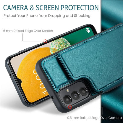 CASEME C22 Series for Samsung Galaxy A13 5G Case Kickstand Phone Cover 5 Card Slots