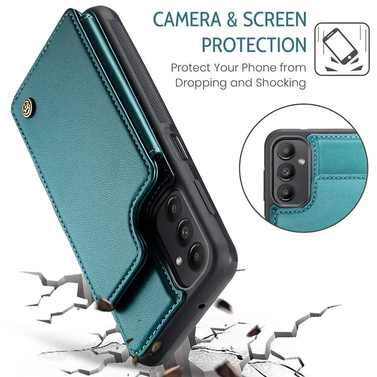 CASEME C22 Series for Samsung Galaxy A13 5G Case Kickstand Phone Cover 5 Card Slots