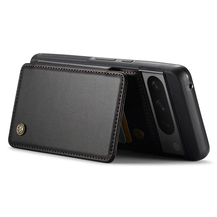 CASEME C22 Series for Google Pixel 8 Pro Case Glossy RFID Blocking Phone Cover with 4 Card Slots