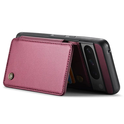 CASEME C22 Series for Google Pixel 8 Pro Case Glossy RFID Blocking Phone Cover with 4 Card Slots