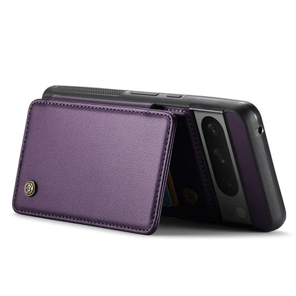 CASEME C22 Series for Google Pixel 8 Pro Case Glossy RFID Blocking Phone Cover with 4 Card Slots