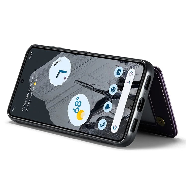 CASEME C22 Series for Google Pixel 8 Pro Case Glossy RFID Blocking Phone Cover with 4 Card Slots