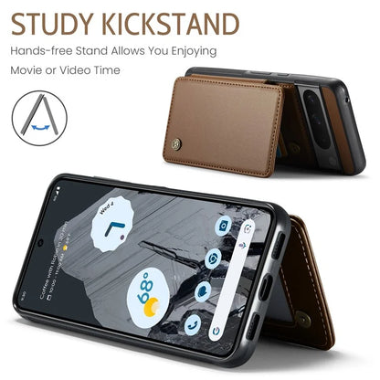 CASEME C22 Series for Google Pixel 8 Pro Case Glossy RFID Blocking Phone Cover with 4 Card Slots