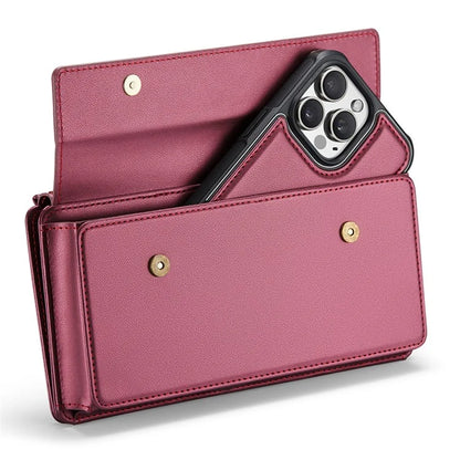 CASEME Me20 Leather Crossbody Bag for 4.0-7.6'' Phone Wallet Phone Purse Shoulder Bag with 7 Card Holders