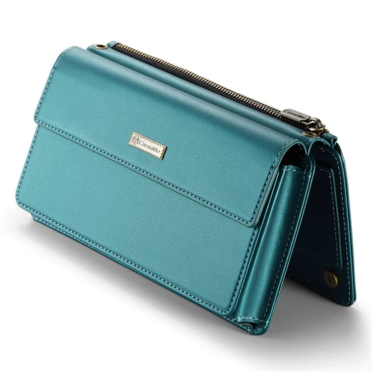 CASEME Me20 Leather Crossbody Bag for 4.0-7.6'' Phone Wallet Phone Purse Shoulder Bag with 7 Card Holders