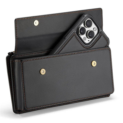 CASEME Me20 Leather Crossbody Bag for 4.0-7.6'' Phone Wallet Phone Purse Shoulder Bag with 7 Card Holders