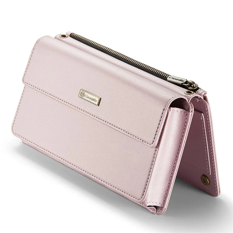 CASEME Me20 Leather Crossbody Bag for 4.0-7.6'' Phone Wallet Phone Purse Shoulder Bag with 7 Card Holders
