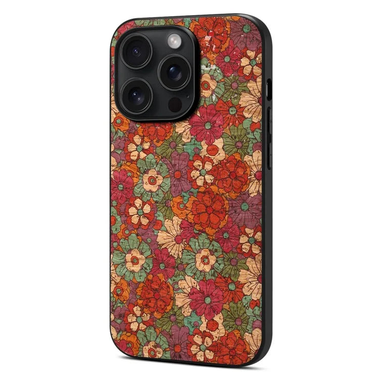 For iPhone 15 Pro Case Seasonal Blossoms Theme Phone Cover