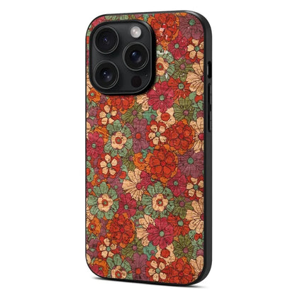 For iPhone 15 Pro Case Seasonal Blossoms Theme Phone Cover