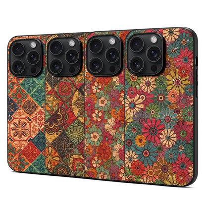 For iPhone 15 Pro Case Seasonal Blossoms Theme Phone Cover