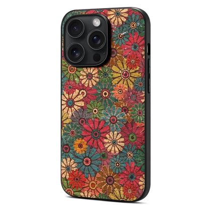 For iPhone 15 Pro Case Seasonal Blossoms Theme Phone Cover