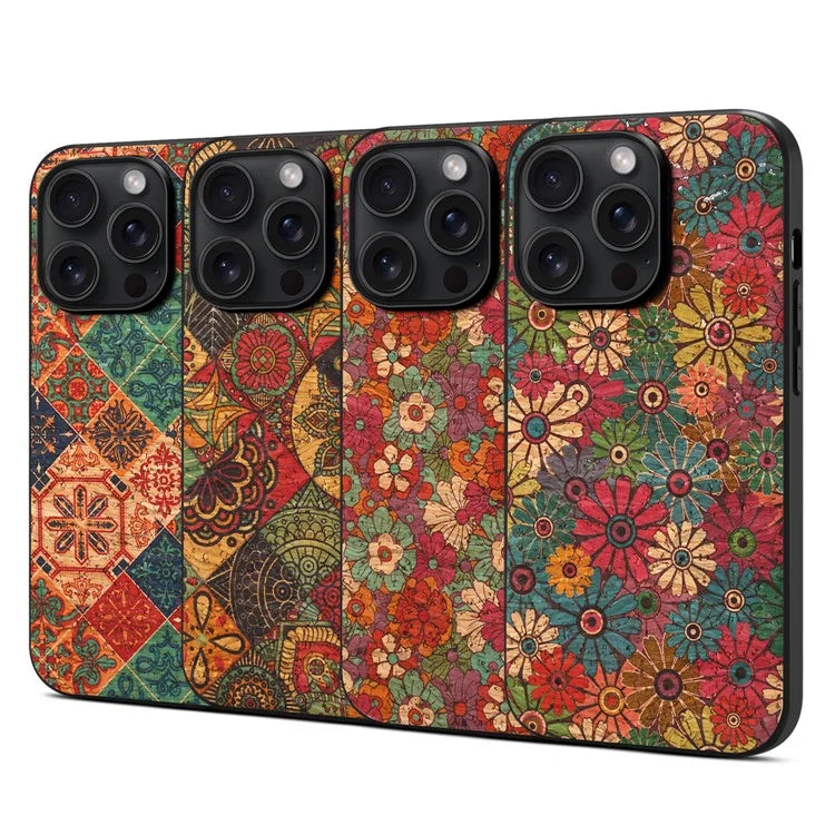 For iPhone 15 Pro Case Seasonal Blossoms Theme Phone Cover