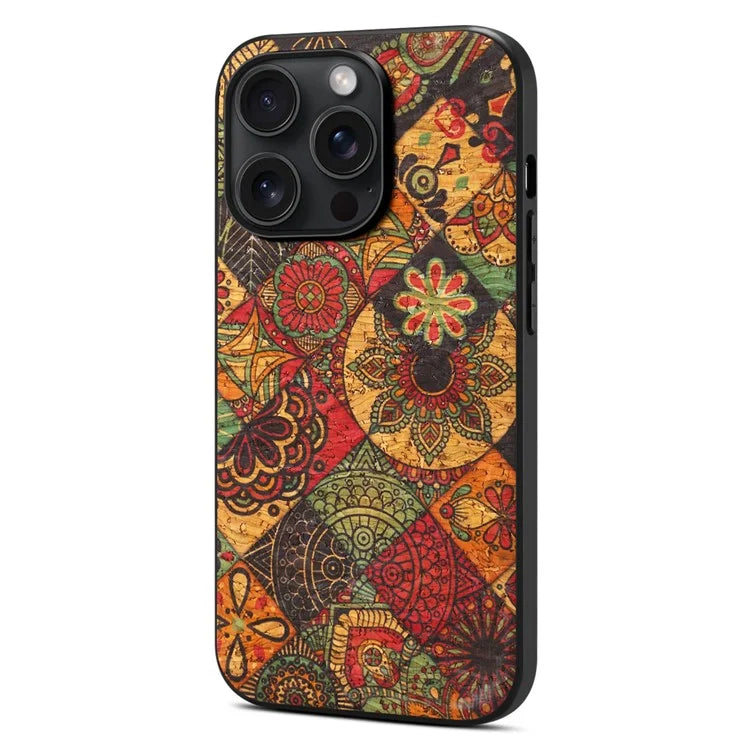 For iPhone 15 Pro Max Floral Phone Back Case Artistic Four Seasons Phone Cover