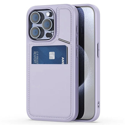 DUX DUCIS Rafi II Series for iPhone 15 Pro Max Magnetic Case Card Holder Kickstand Cover