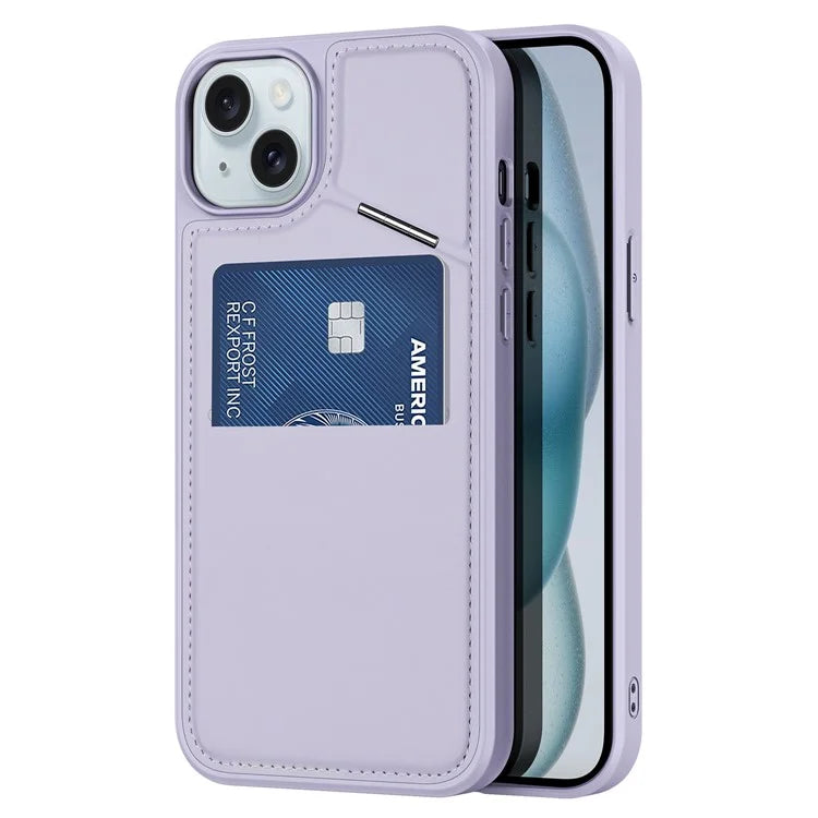 DUX DUCIS Rafi II Series for iPhone 15 Plus Kickstand Case Magnetic Phone Cover Card Holder