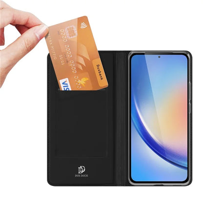 DUX DUCIS Skin Pro Series For Samsung Galaxy A35 5G Case Card Slot Leather Phone Shell