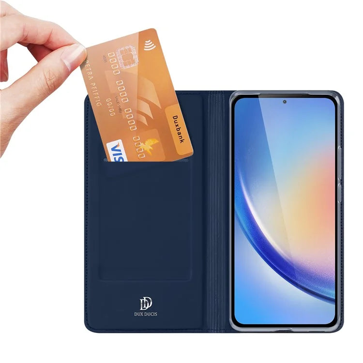 DUX DUCIS Skin Pro Series For Samsung Galaxy A35 5G Case Card Slot Leather Phone Shell