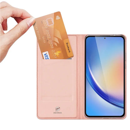 DUX DUCIS Skin Pro Series For Samsung Galaxy A35 5G Case Card Slot Leather Phone Shell