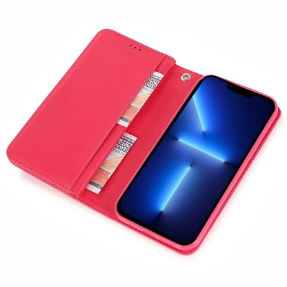 For iPhone 13 Pro Max PU Leather Cell Phone Case with Strap 9 Card Holder Cover
