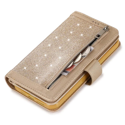 For iPhone 12 Pro Max Cell Phone Case with Strap 9 Card Holder PU Leather Cover