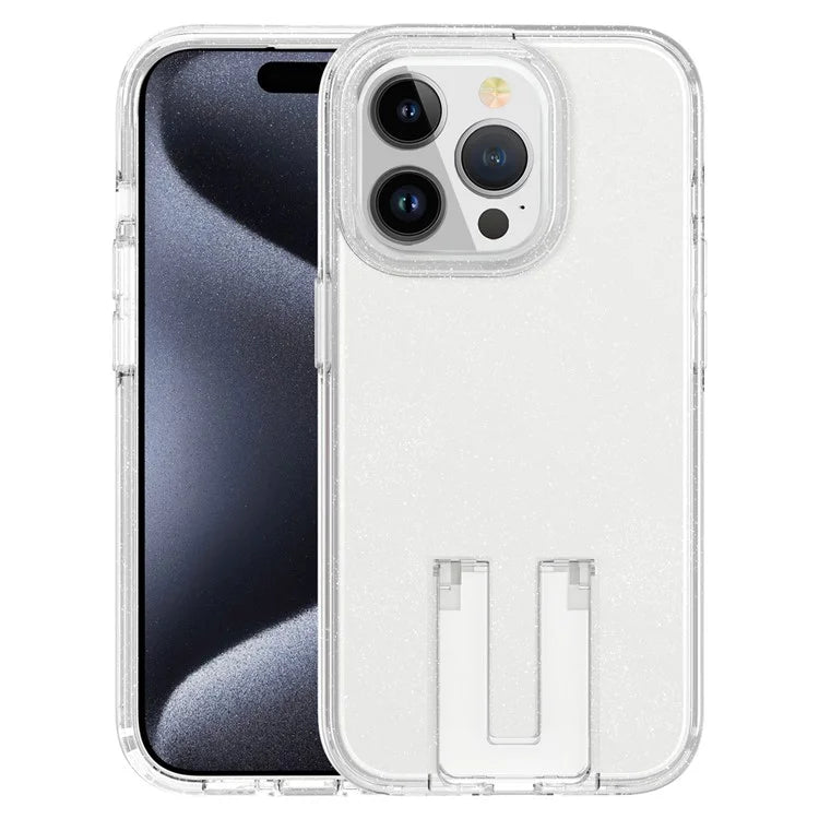 For iPhone 15 Pro Case TPU+PC Anti-scratch Protective Cover