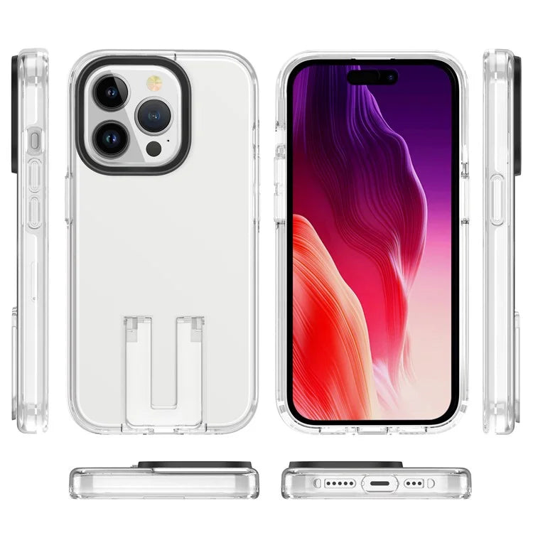 For iPhone 15 Pro Case TPU+PC Anti-scratch Protective Cover