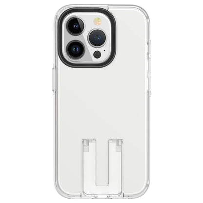 For iPhone 15 Pro Max Case Anti-scratch Protective Cover with Hidden Kickstand