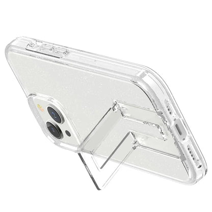 For iPhone 15 Case Shockproof TPU+PC Kickstand Phone Cover