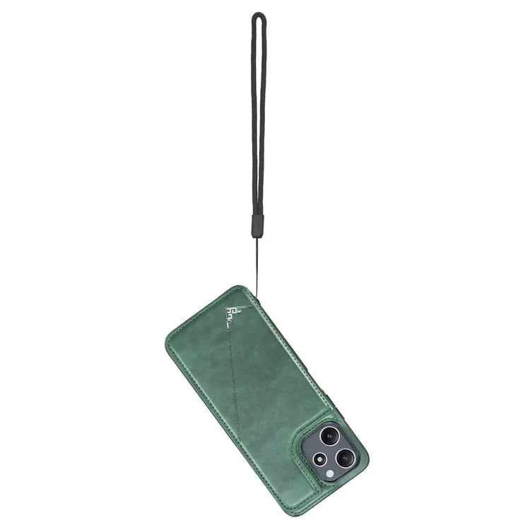 For Xiaomi Redmi 12 4G / 12 5G (Global) Case Kickstand PU+TPU Cell Phone Cover with Card Holder