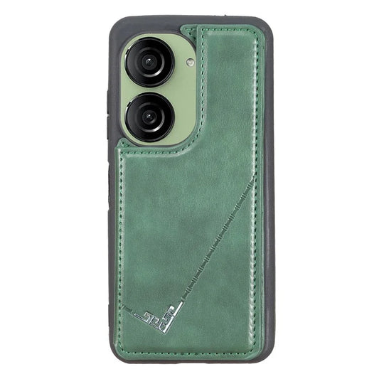 For Asus Zenfone 9 5G / Zenfone 10 5G Case PU Leather+TPU Card Holder Kickstand Phone Shell